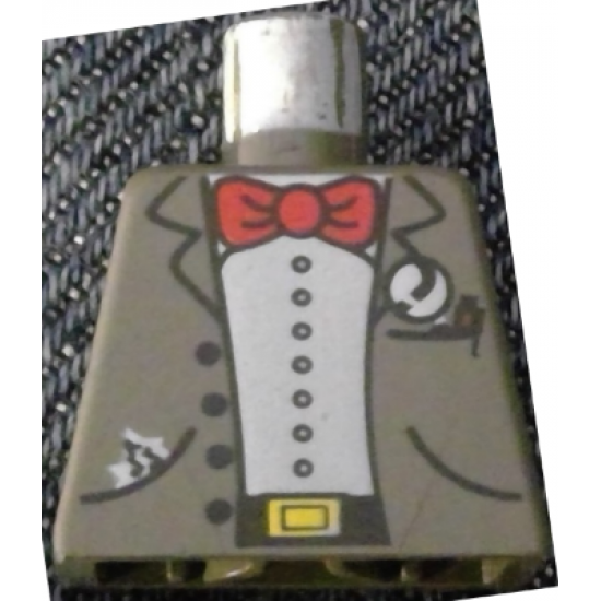 Torso Adventurers Orient Jacket, Shirt, Bow Tie, Pockets, Buckle Pattern