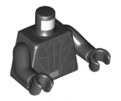 Torso SW Black Shirt and Coat Pattern (General Hux) / Black Arms / Black Hands