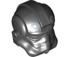 Minifigure, Headgear Helmet SW Stormtrooper Type 2, TIE Fighter Pilot Pattern