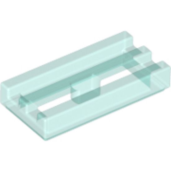 Tile, Modified 1 x 2 Grille with Bottom Groove / Lip