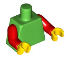 Torso Plain / Red Arms / Yellow Hands