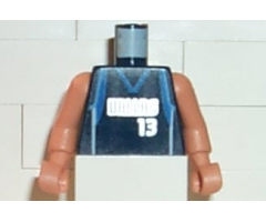 Torso NBA Dallas Mavericks #13 Pattern / Nougat NBA Arms / Nougat Hands