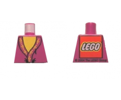 Torso Harry Potter Dumbledore Pattern - LEGO Logo on Back