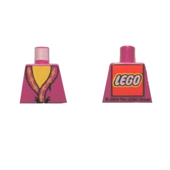 Torso Harry Potter Dumbledore Pattern - LEGO Logo on Back
