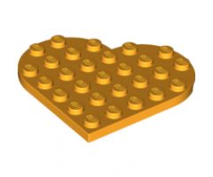 Plate, Round 6 x 6 Heart