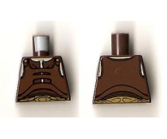 Torso SW Gungan Vest with Gold Belt Front and Back Pattern