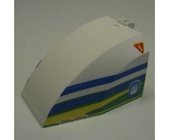 Windscreen 8 x 6 x 4 Canopy with Hinge and Airliner Aft Blue/Green Pattern