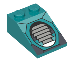 Slope 33 3 x 2 with Louver Pattern