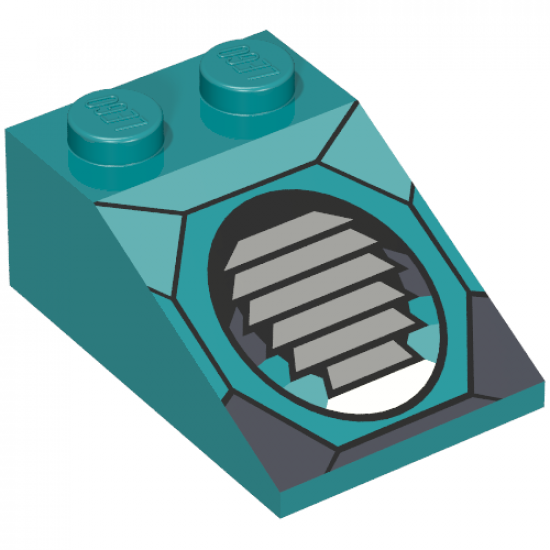 Slope 33 3 x 2 with Louver Pattern