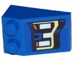 Slope 33 3 x 2 with Ford F150 Raptor Headlight Pattern Model Left Side (Sticker) - Set 75875