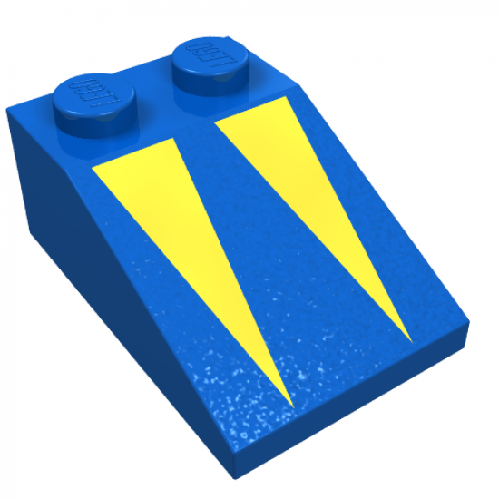 Slope 33 3 x 2 with Yellow Triangles Pattern