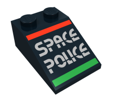 Slope 33 3 x 2 with Space Police II Pattern