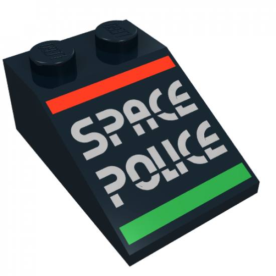 Slope 33 3 x 2 with Space Police II Pattern