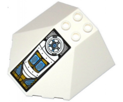 Windscreen 6 x 6 x 2 Canopy with Engine and Valve Pattern (Sticker) - Set 70588