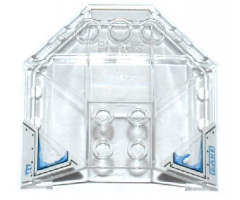 Windscreen 6 x 6 x 2 Canopy with Frosted Windows and 'ZANE' Pattern (Stickers) - Set 70588