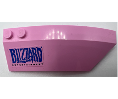 Wedge 8 x 3 x 2 Open Right with 'BLIZZARD ENTERTAINMENT' Pattern (Sticker) - Set 75973