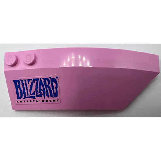 Wedge 8 x 3 x 2 Open Right with 'BLIZZARD ENTERTAINMENT' Pattern (Sticker) - Set 75973