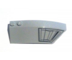 Wedge 8 x 3 x 2 Open Right with Air Intake Pattern (Sticker) - Set 6869