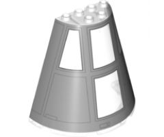 Cone Half 8 x 4 x 6 with SW Resistance Bomber Cockpit Pattern