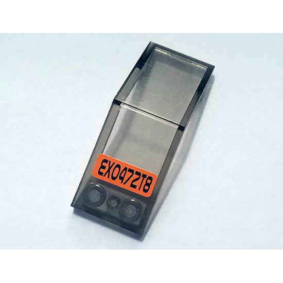 Windscreen 5 x 2 x 1 2/3 with 'EXO472T8' on Orange Background Pattern (Sticker) - Set 8112