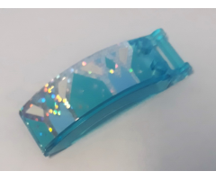 Windscreen 6 x 2 x 2 with Bar Handle with Glitter Pattern Model Left Side (Sticker)
