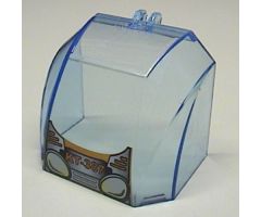 Windscreen 4 x 6 x 4 Canopy with Hinge and Yellow Headlights Pattern