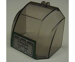 Windscreen 4 x 6 x 4 Canopy with Hinge with 'BRICK' Text and Grille Pattern