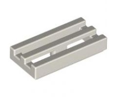 Tile, Modified 1 x 2 Grille with Bottom Groove / Lip
