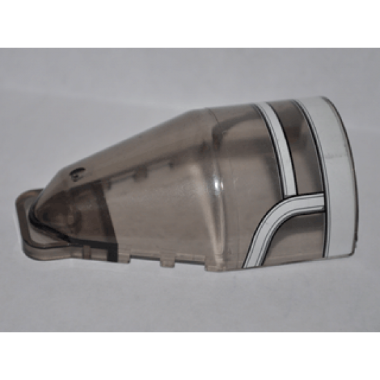 Windscreen 7 x 4 x 2 Round Extended Front Edge with SW ARC-170 Pattern Type 2 (Sticker) - Set 8088