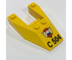Wedge 6 x 4 Cutout without Stud Notches with 'C 504' Pattern