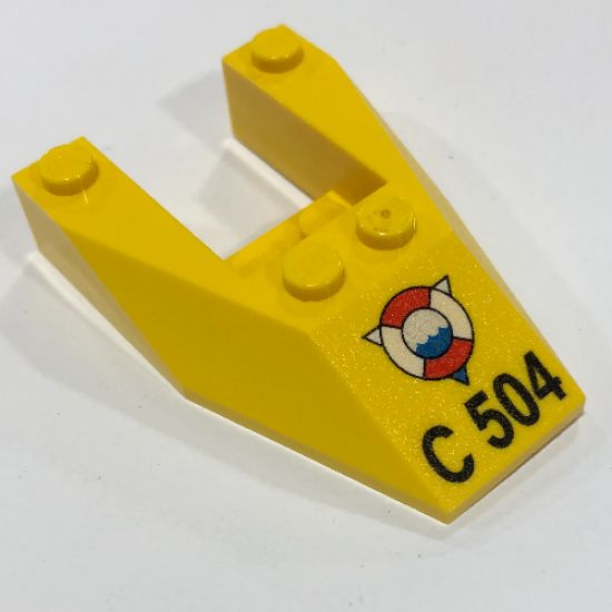 Wedge 6 x 4 Cutout without Stud Notches with 'C 504' Pattern