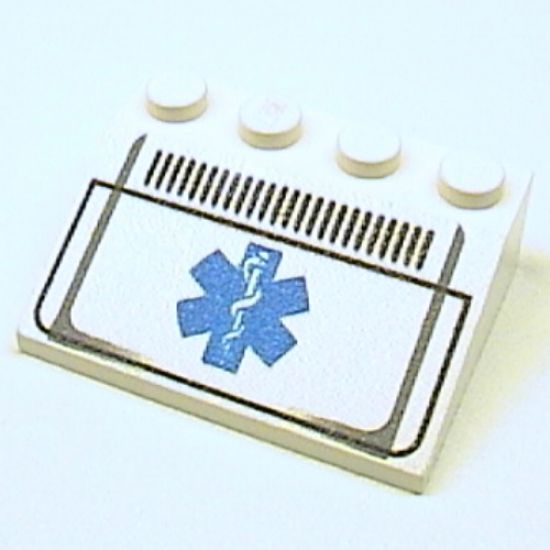 Slope 33 3 x 4 with EMT Star of Life and Grille Pattern