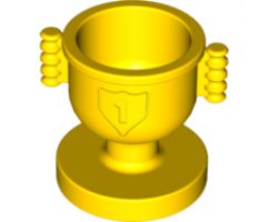 Duplo, Figure Wear & Utensil Trophy Cup with Number 1 in Shield - Closed Handles