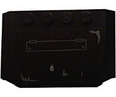 Wedge 4 x 6 x 2/3 Triple Curved with Hatch and Damage Marks Pattern (Sticker) - Set 5972