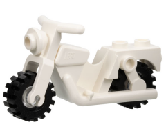 Riding Cycle Motorcycle Town with Trans-Clear Wheels