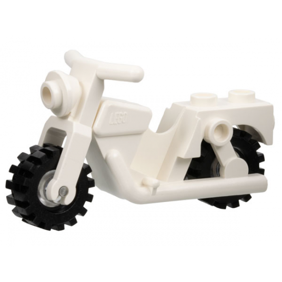 Riding Cycle Motorcycle Town with Trans-Clear Wheels