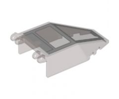 Windscreen 7 x 4 x 1 2/3 with SW Light Bluish Gray Snowspeeder Pattern
