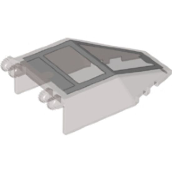 Windscreen 7 x 4 x 1 2/3 with SW Light Bluish Gray Snowspeeder Pattern