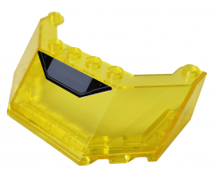 Windscreen 5 x 8 x 2 with Metal Plates and Rivets Pattern (Sticker) - Set 76160