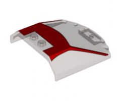 Windscreen 6 x 6 x 1 1/3 with Red Ferrari F8 Tributo Pattern