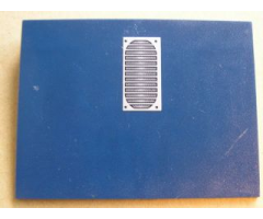 Slope 10 6 x 8 with Black Air Vent Pattern (Sticker) - Set 8635