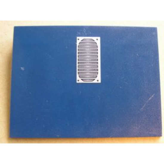 Slope 10 6 x 8 with Black Air Vent Pattern (Sticker) - Set 8635