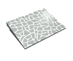 Slope 10 6 x 8 with Slate Roof Pattern