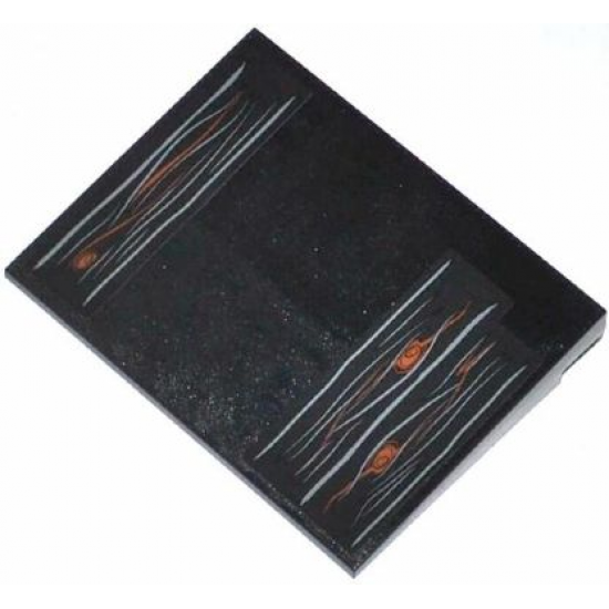 Slope 10 6 x 8 with 3 Wooden Boards Pattern (Stickers) - Set 79109