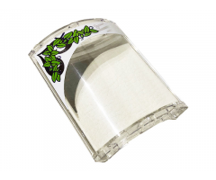 Cylinder Quarter 4 x 4 x 6 with Leaves and Scissors Pattern (Sticker) - Set 41391