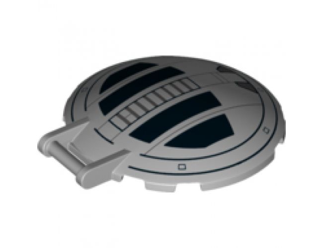 Dish 6 x 6 Inverted - No Studs with Bar Handle with SW TIE Advanced Hatch Pattern
