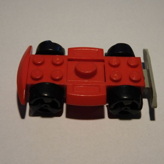 Vehicle, Base 4 x 6 Racer Base with Black Wheels