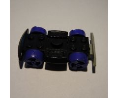 Vehicle, Base 4 x 6 Racer Base with Violet Wheels