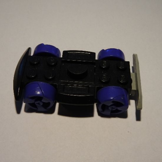 Vehicle, Base 4 x 6 Racer Base with Violet Wheels