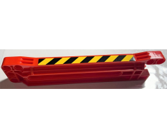 Technic, Gear Rack 1 x 14 x 2 Housing with Black and Yellow Danger Stripes Pattern 1 (Sticker) - Set 42070